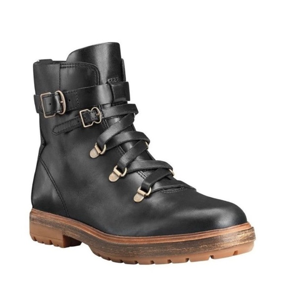 New Timberland Riley Flair Hiker Full Grain Leather Ankle Boot 8 - Picture 2 of 10